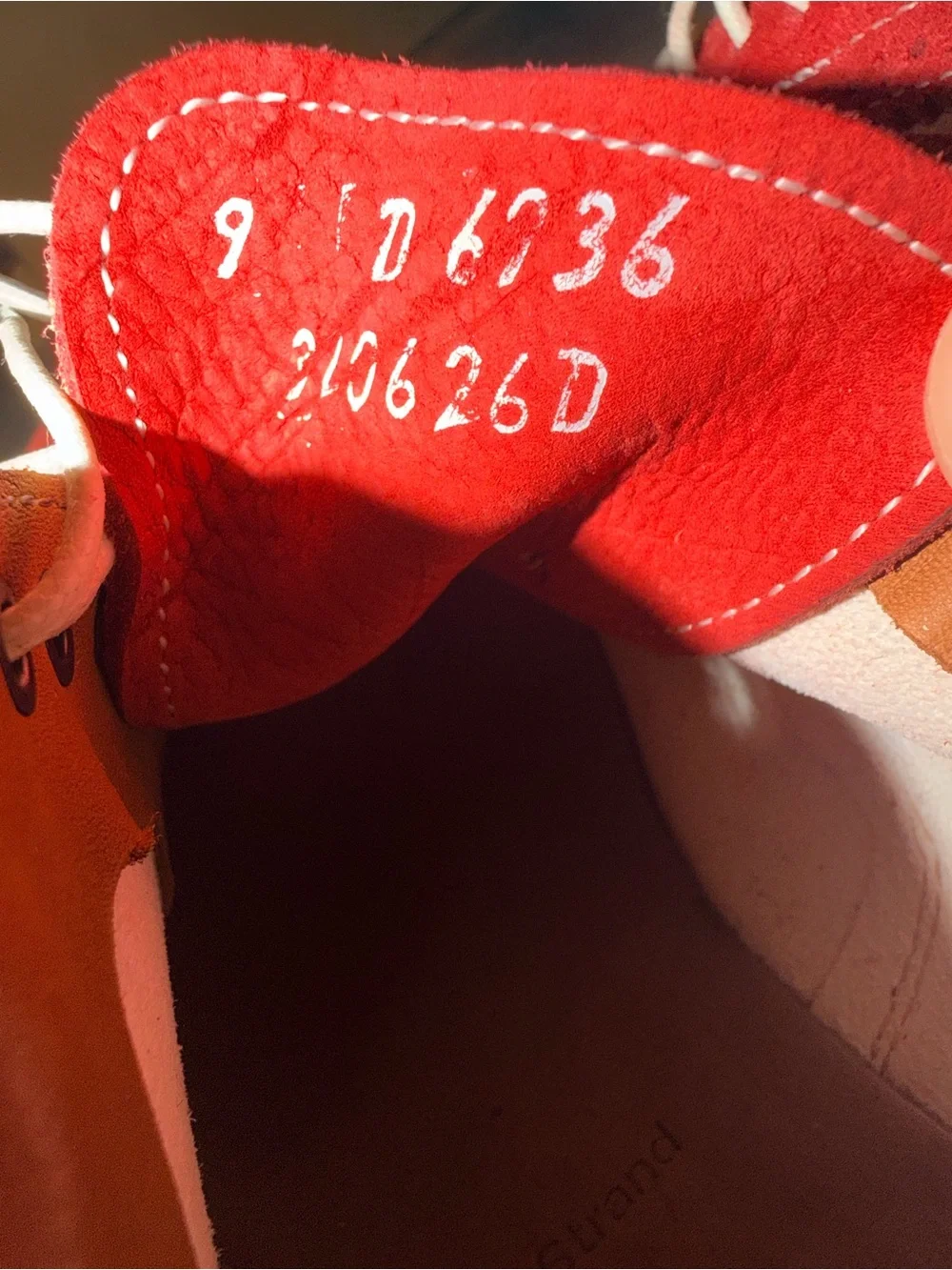 New! Allen Edmonds Custom Strand Sneakers Orange White Suede Wingtip Design (9)
